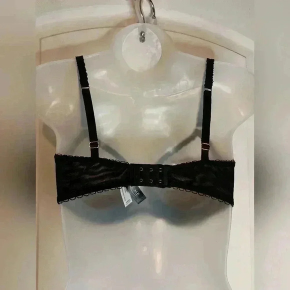 Adore me Victoria secret Feminine Sexy Burnout balconette lace trimmed bra 34DD - Picture 4 of 6